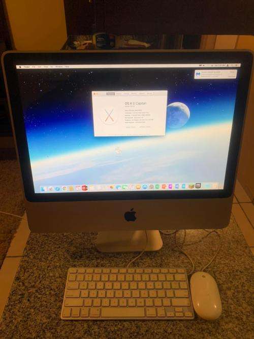 I MAC CORE 2 DUO MID 2007 20  INCH