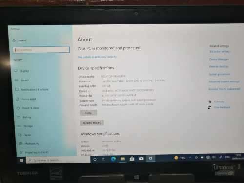 TOSHIBA  PORTEGE Z10T-TA  ULTRABOOK CORE i5 FHD IPS TOUCH 11.6`` DISPLAY CONVERTIBLE LAPTOP.