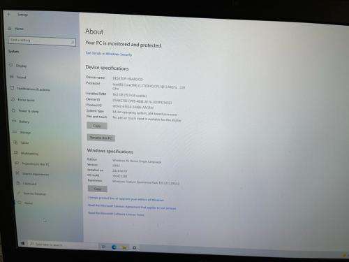 Asus FX753VD-GC370T I7-7700 16GB RAM 256GB SSD + 1TB Hdd Geforce GTX 1050 4GB 17.3 GOOD CONDITION