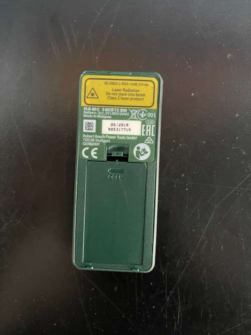 Bosch PLR 40 c Digital Laser Measure (Measuring up to 40 m)