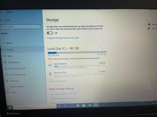 LENOVO E520 CORE I3 12GB RAM 170GB SSD