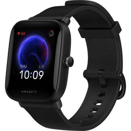 Amazfit A1608 Bip Fit Black Buckle Smart Watch - (A1608B)