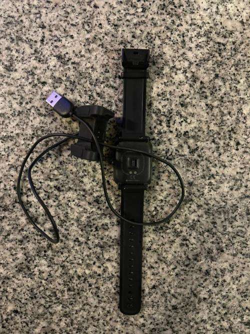 Amazfit A1608 Bip Fit Black Buckle Smart Watch - (A1608B)