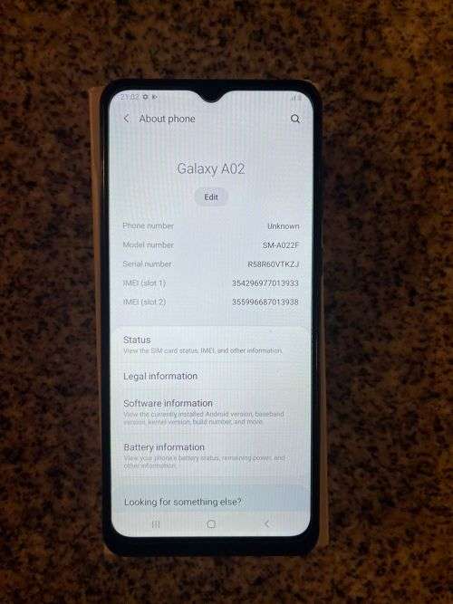 Samsung Galaxy A02 32GB Dual Sim