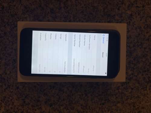 Apple iPhone 7 32GB Matte Black 78% batt health.