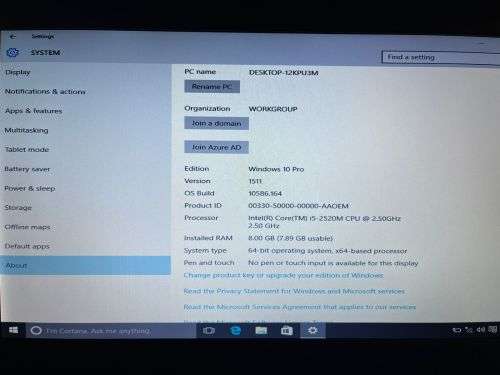 LENOVO T420 CORE i5