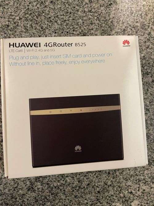 Huawei B525 4G LTE WiFi Modem Wireless Router (uses SIM card) [BOXED]