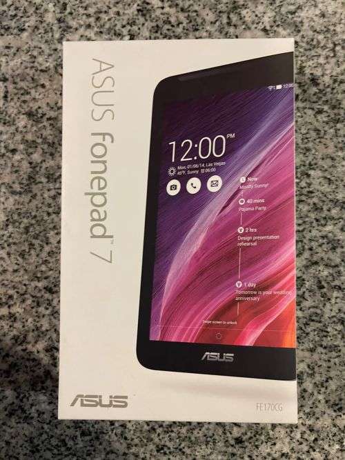 Asus Fonepad FE170CG-1A056A Dual-Core 7` Tablet with Dual Sim Slots, Wi-Fi and 3G (8GB)(Android 4.3)