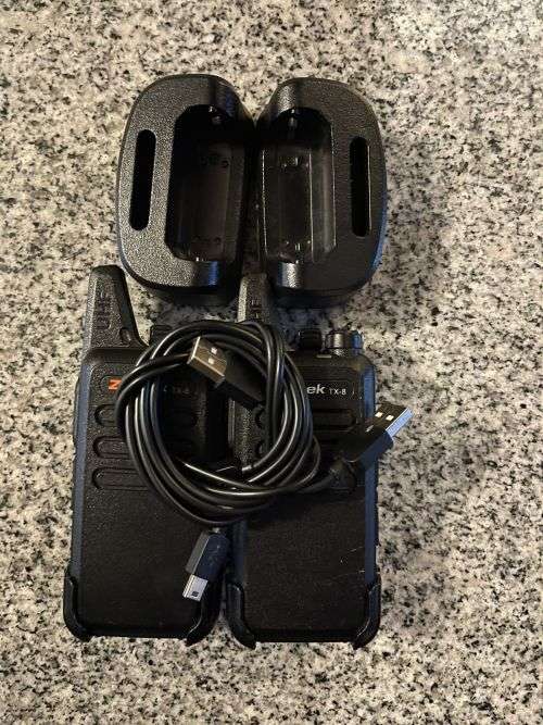 ZARTEX-TX-ULTRA THIN and COMPACT TWIN PACK TWO WAY RADIOS