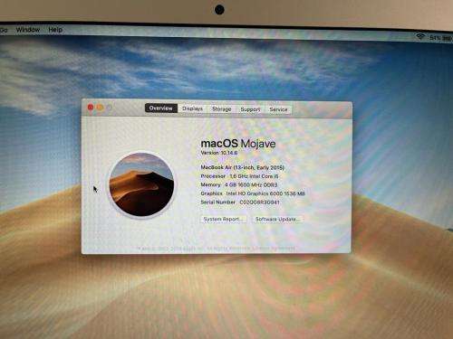 MACBOOK AIR 13 INCH CORE i5 2015 PLIZ READ