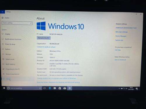 LENOVO E550  CORE i7