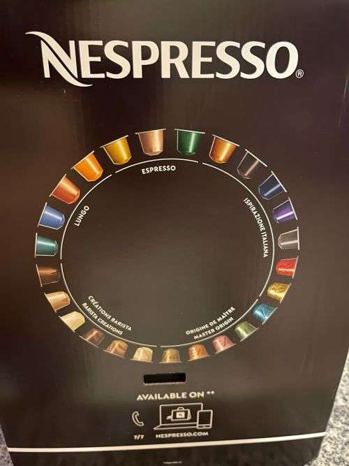 NESPRESSO GRAN LATTISSIMA COFFEE MACHINE - WHITE NEW