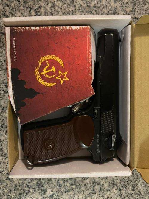 KWC Makarov PM CO2 Gas Pistol 4.5mm Steel BB