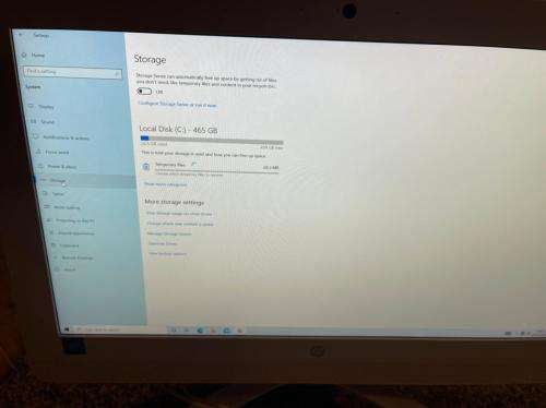 HP TPC-Q028-20 ALL IN ONE COMPUTER INTEL CELERON WHITE