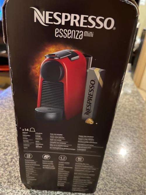 Nespresso Essenza Mini D30 Coffee Machine - Ruby Red New sealed
