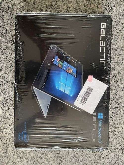 Galactic 11.6`  Flex_360 Notebook  and IPS HD Touch Screen Display ITL1161-32 Intel Atom New Sealed