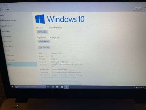 HP EliteBook 850 G3 - Intel Core i7-6500U, 500GB  8GB RAM