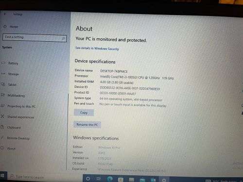 LENOVO S145-1511L CORE i3 10TH GEN