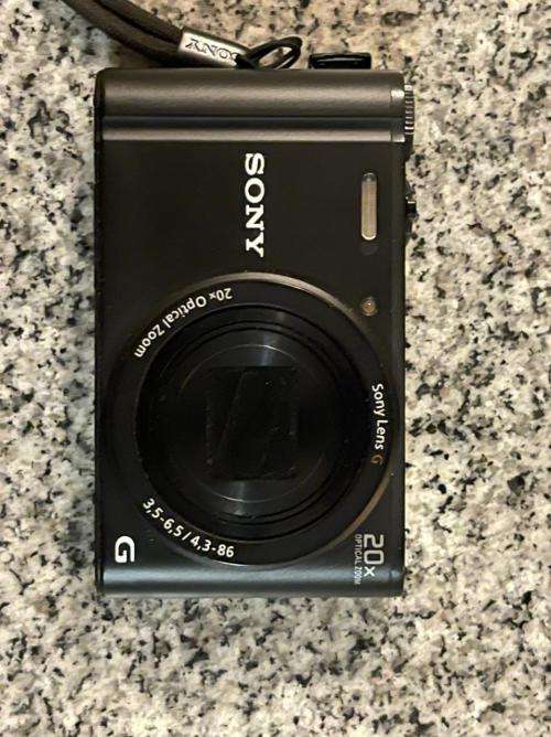 Sony Cyber-shot DSC-WX350 Digital Camera 18.2MP 20X Optical Zoom Black
