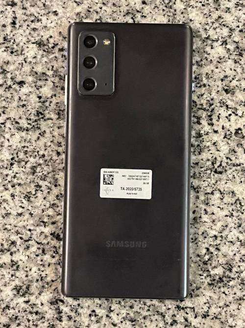 Samsung Galaxy Note 20 5G 256GB/8GB N9810 Dual Sim - Mystic Grey