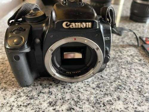 Canon EOS 400D CAMERA + SIGMA 18-55mm Lens,SIGMA 70-300MM LENS and EXTRA BATTERY PLUS EXTRAS