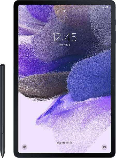 Samsung Galaxy Tab S7 FE 5G 128GB - Mystic Black mint condition With Keyboard and S Pen