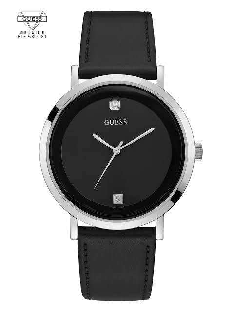 Guess Supernova Mens Dress Silver Analog Watch GW0009G1 mint condition
