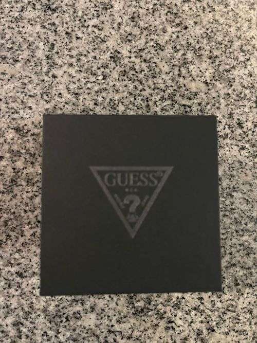 Guess Supernova Mens Dress Silver Analog Watch GW0009G1 mint condition