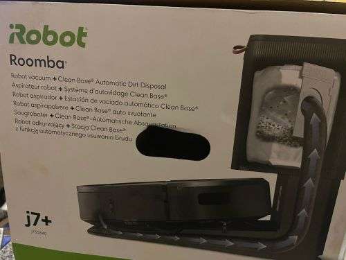 iRobot Roomba J7+ [J755840] Robot Vacuum +Auto Disposal Base New Open Box Retail R16499
