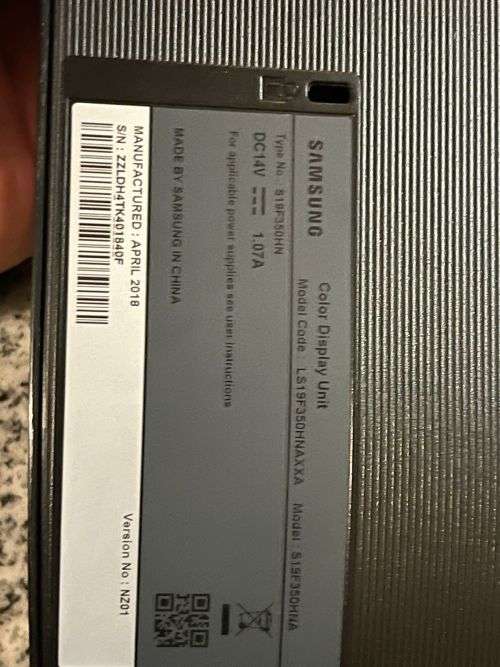 Samsung 18.5` LED 16:9 14MS 1XD-SUB LS19F350HNAXXA