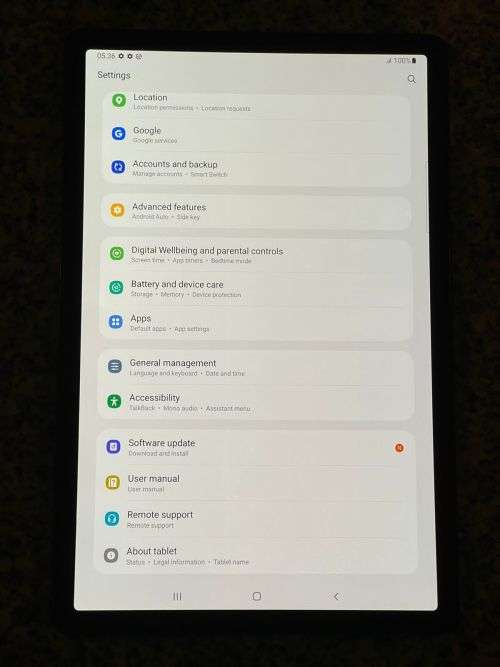 Samsung Galaxy Tab S5e 10.5` (T725) LTE and WiFi Tablet - Black
