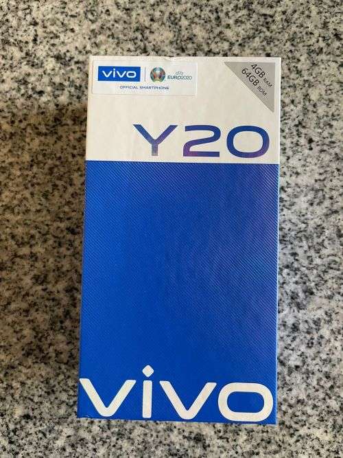 VIVO Y20 V2027 DUAL SIM  OBSIDIAN BLACK NEW OPEN BOX