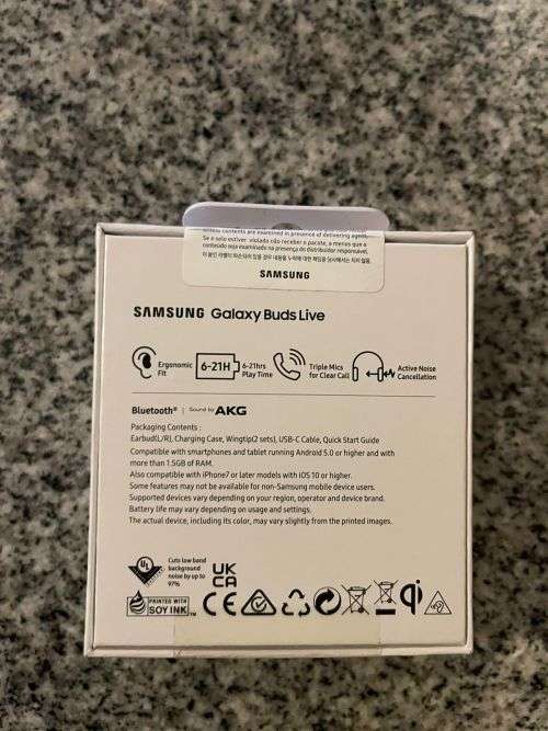 Samsung Galaxy Buds Live SM-R180 New Sealed