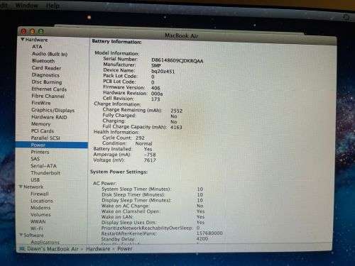 MACBOOK AIR CORE i5 11`` [MID 2011]