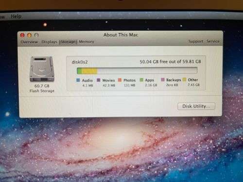 MACBOOK AIR CORE i5 11`` [MID 2011]