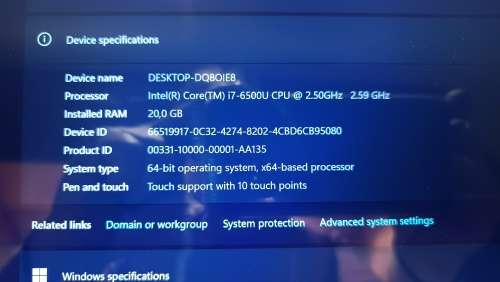 Asus UX303U Ultrabook, Intel i7-6500U @2.5GHz, Nvidia GeForce 940M GPU,  13.3` Touchscreen, 20Gb RAM