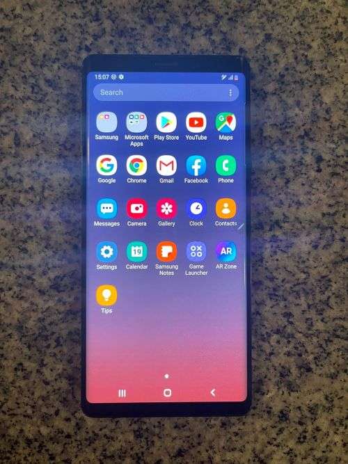 Samsung Note 9, 6GB RAM, 128Gb storage, single SIM with stylus pen