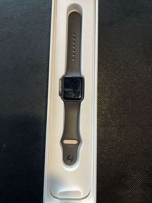 Apple Series 3 watch, 38mm with box and charge cable