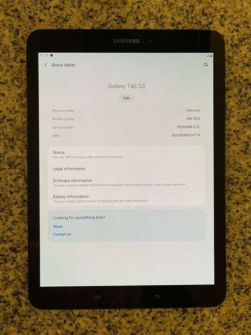 Samsung Galaxy Tab S3 9.7` Quad-Core Tablet   LTE PLEASE READ