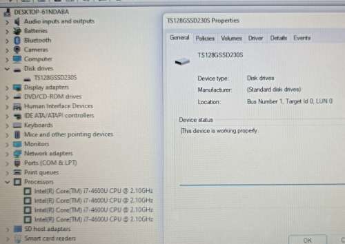 Dell Latitude 5440, 14`,  Intel i7-4600U@2.1GHz , 8GB RAM, 128GB SSD, Windows 11 Pro