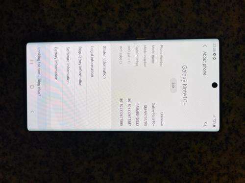 Samsung Galaxy Note 10 PLUS DUAL SIM 12GB RAM 256GB MINT CONDITION IN BOX