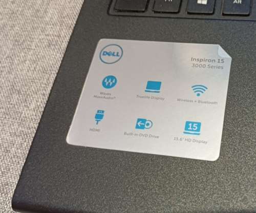 Dell Inspiron 15 3543, Nvidia 820M 2Gb graphics, Intel i5-5200U@2.2GHz, 8GB Memory, 480GB SSD