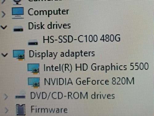 Dell Inspiron 15 3543, Nvidia 820M 2Gb graphics, Intel i5-5200U@2.2GHz, 8GB Memory, 480GB SSD