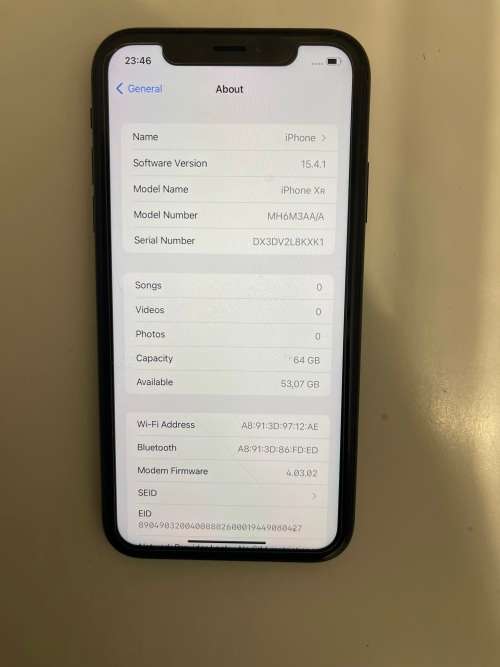 i PHONE XR 64GB MINT CONDITION  93% BATT HEALTH