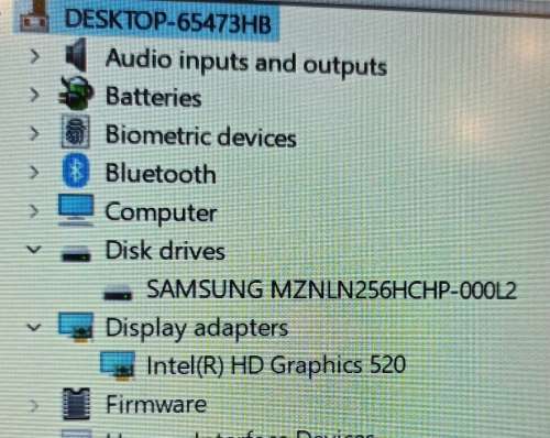 HP EliteBook 840 G3, Intel i5-6300U@2.4GHz, 8GB Memory, Samsung M.2 256GB SSD, Windows 11