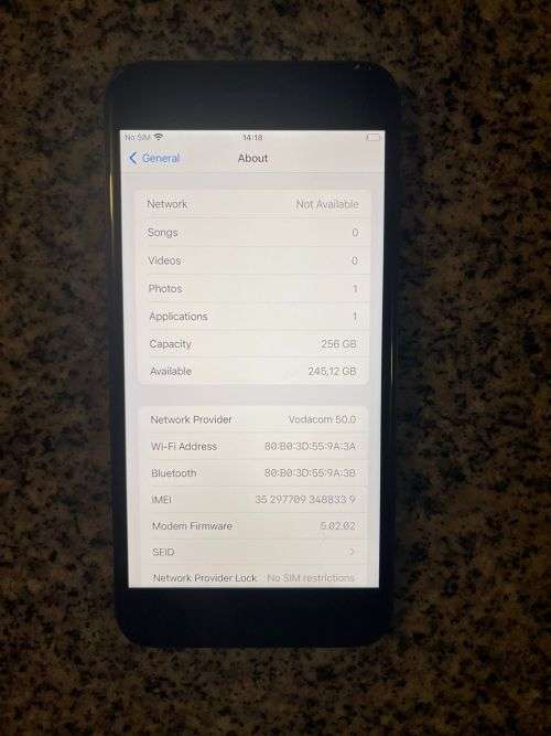 I PHONE 8 PLUS 256 GB NO FINGERPRINT SENSOR