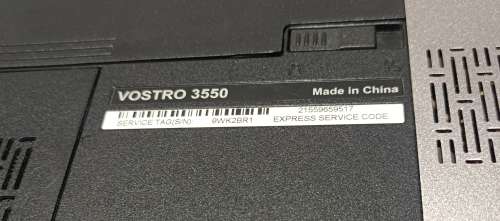 Dell Vostro 3550, Intel i7-2640M@2.8GHz, Radeon 6700M GPU, 8GB RAM, 120GB SSD,Windows 10 Pro