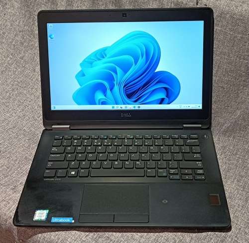 Dell Latitude 7270, 12.5` FHD, Intel i7-6600U@2.6GHz, 16GB Memory, 256GB Micron M.2 SSD, Windows 11