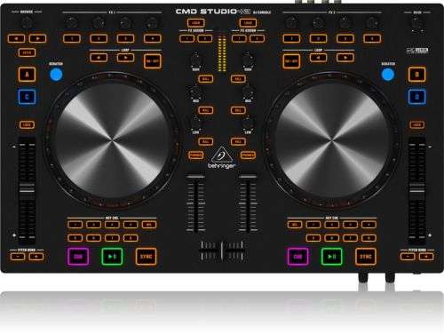 Behringer CMD STUDIO 4A 4-Deck DJ MIDI Controller with 4ch Audio Interface
