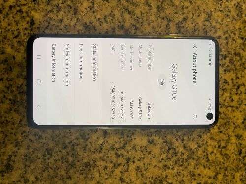 SAMSUNG S10e 128GB SINGLE SIM